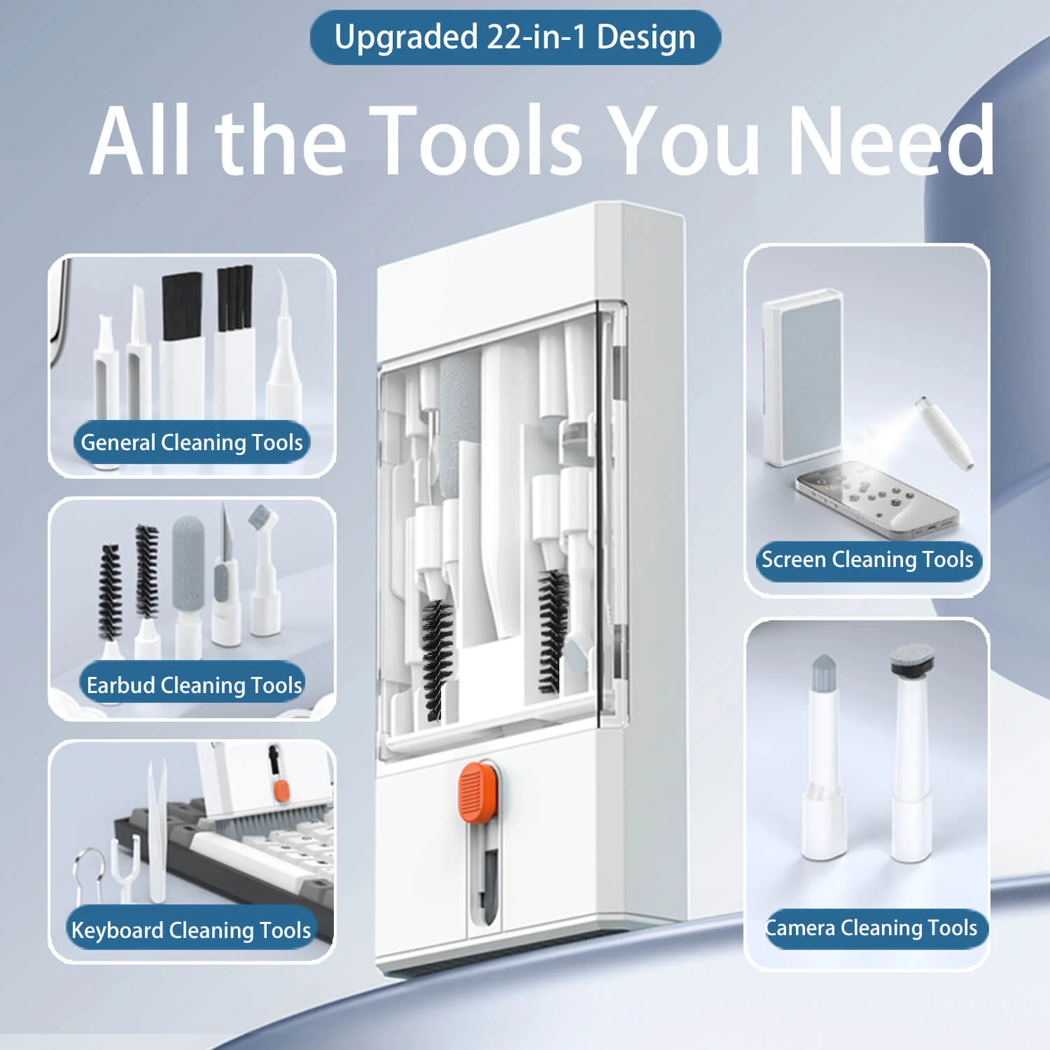 Kit di pulizia per elettronica 22 in 1 - Image 5