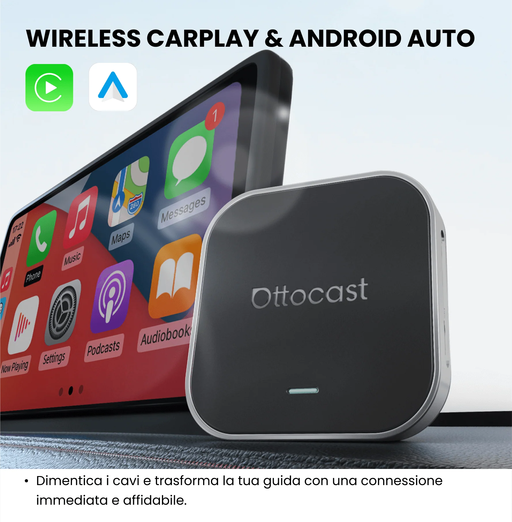 (🏆Saldi Stagione Calcistica 2026 | 15% DI SCONTO) Ottocast® OttoAibox E2 CarPlay AI Box - Image 5