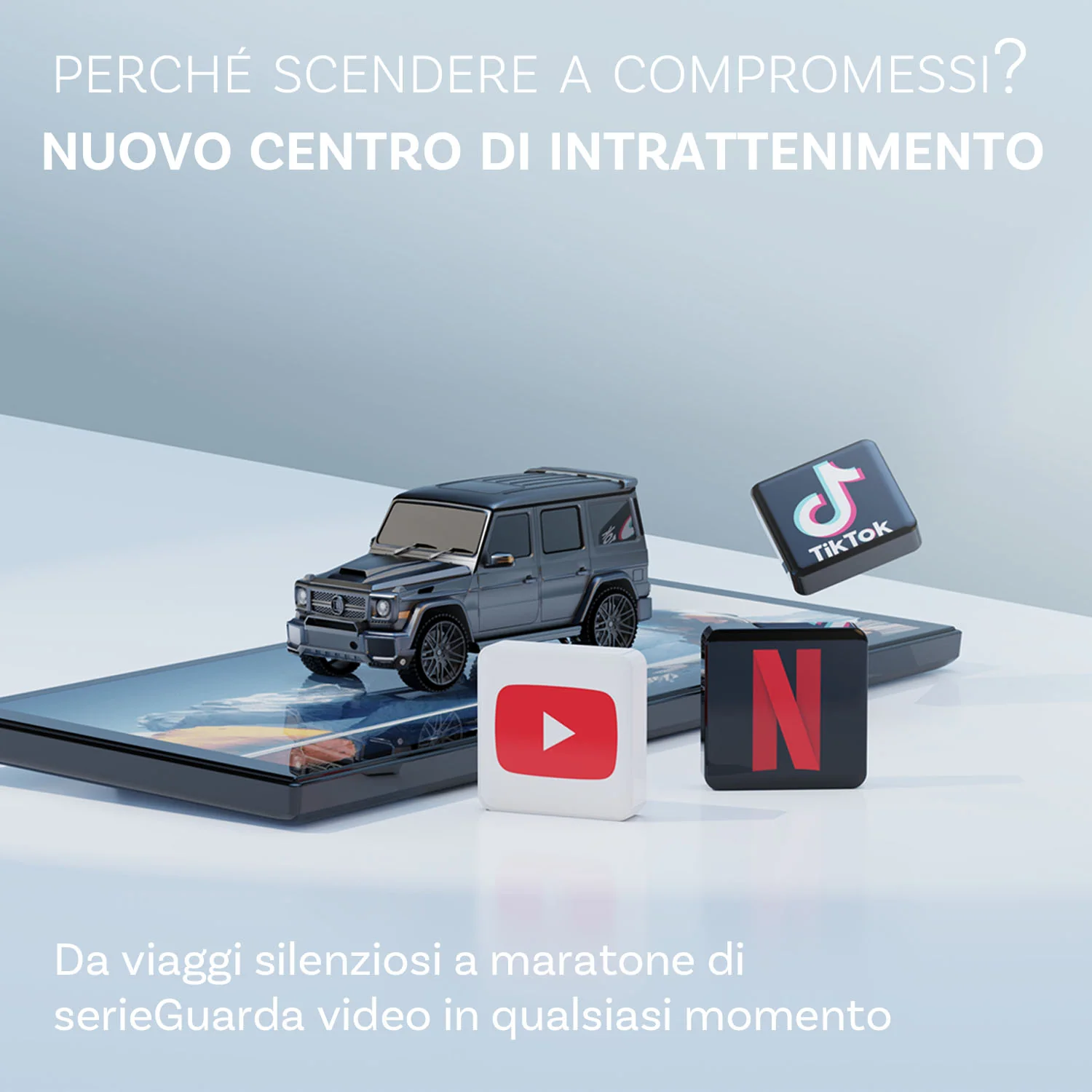 OTTOCAST® Screen Flow CarPlay e Android Auto Wireless Schermo - Image 5